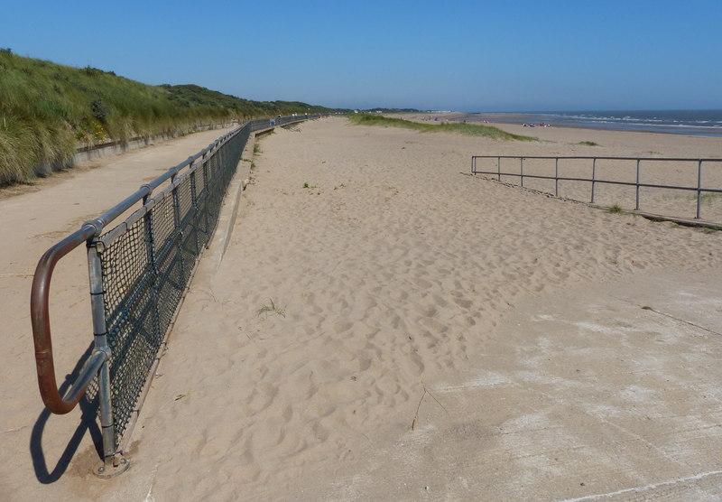 Beach and promenade at Chapel St Leonards, Lincolnshire
